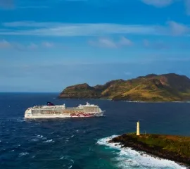NCL Cruise Line, Pride of America, Nawiliwili, Kauai, Hawaii. Credit ©Danny Lehman