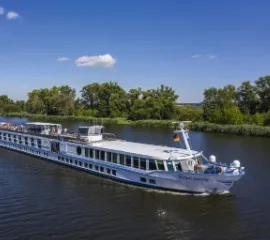 Die Thurgau Saxonia auf einem Fluss. ©Thurgau Travel