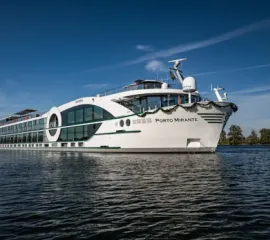 Das Flussschiff Porto Mirante von VIVA Cruises auf dem Douro.