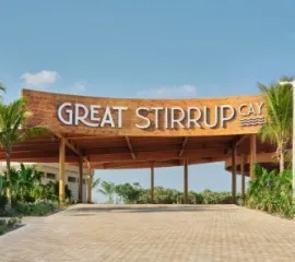 Der Eingang zur NCL Privatinsel Great Stirrup Cay.