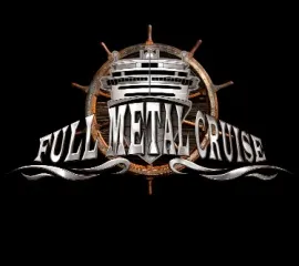 Das Logo des Full Metal Cruises von TUI Cruises auf der <i>Mein Schiff®</i>-Flotte.