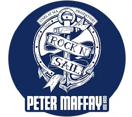 Logo der Eventkreuzfahrt Rock 'n' Sail 2026 mit Peter Maffay.