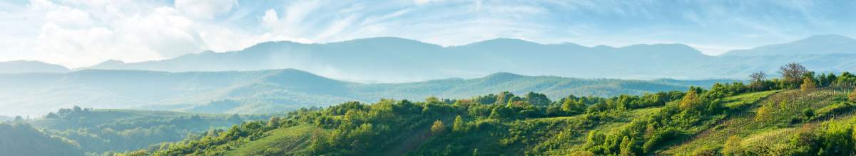 Bei blauem Himmel erstahlt das Land um Ibbenbüren.