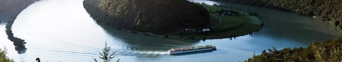 Kreuzfahrt auf der Donau.
