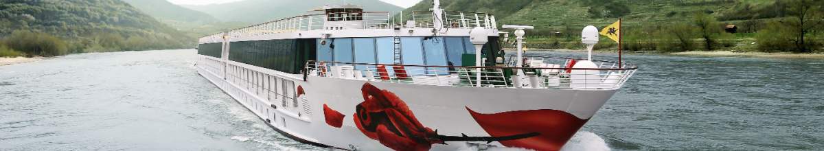 Die A-ROSA DONNA fährt über die Donau.