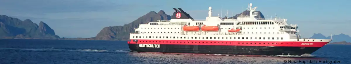 Nicht nur der Name der MS Nordlys sondern auch die Innenaustattung ist von den Nordlichtern inspiriert.