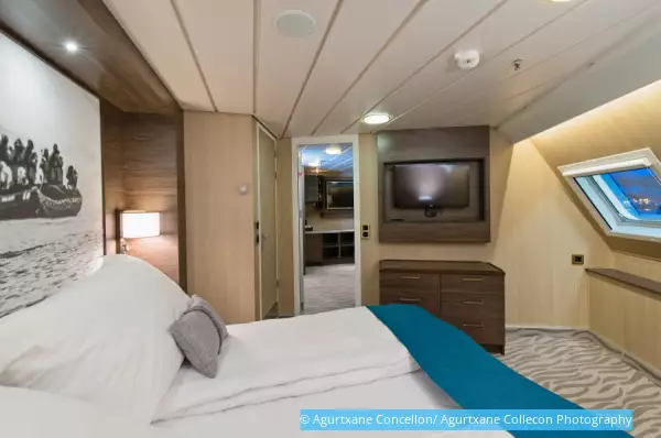 Kabine mit Doppelbett