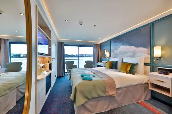 Kabine mit Doppelbett