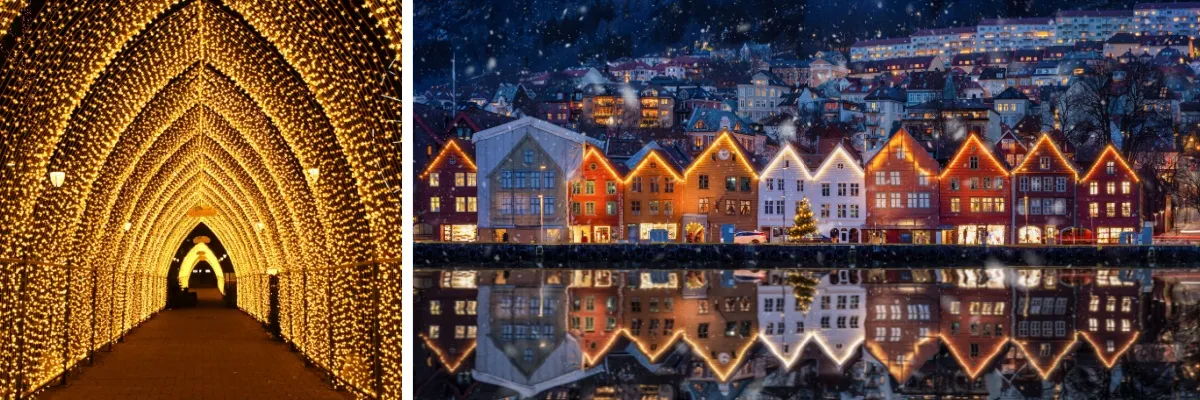 Winterwunderland Nordeuropa mit AIDA Festliche beleuchtete Städte in Norwegen: Das erleben Sie auf einer Festtagskreuzfahrt mit AIDA.