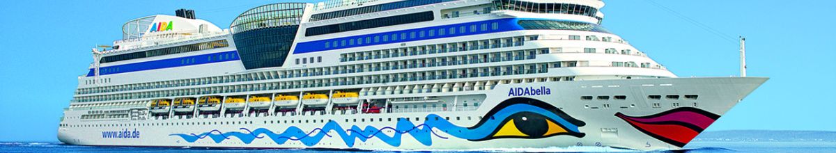 Aufnahme des Kreuzfahrtschiffes AIDAbella.