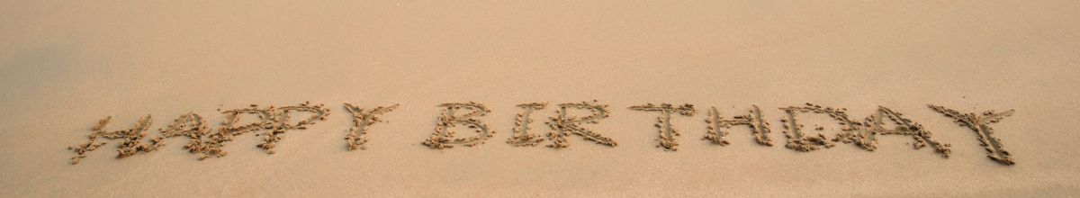 Schrift im Sand