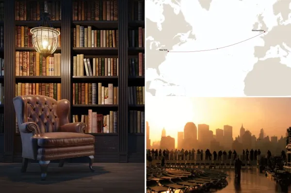 Bei Literature at Sea von Cunard können Sie eine Woche Ihe Lieblingsbeschäftigung auf dem Atlantik ausleben: das Lesen.