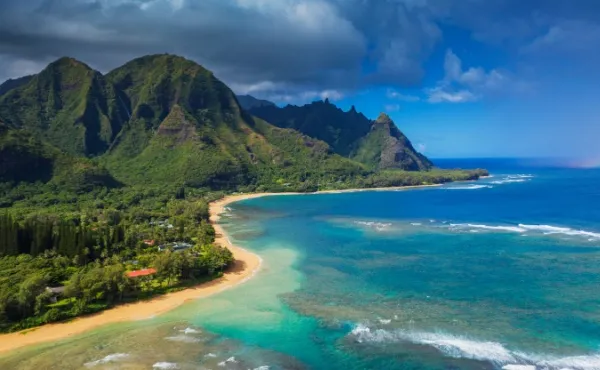 Routen der Norwegian Spirit Blick über Hawaii