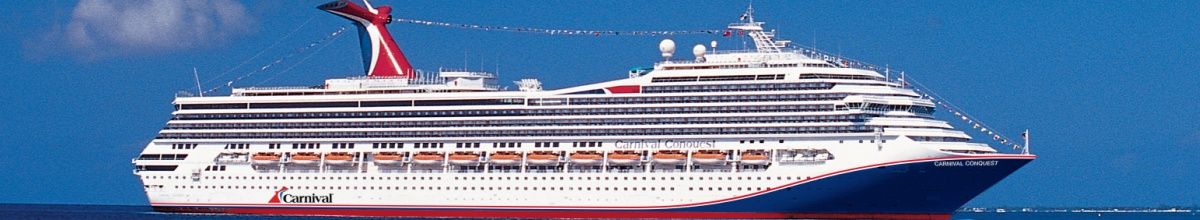 Das Kreuzfahrtschiff von der Seite fotografiert.