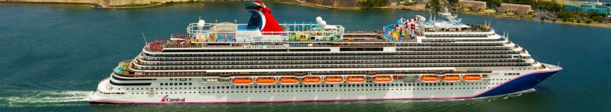 Seitenansicht der Carnival Horizon.