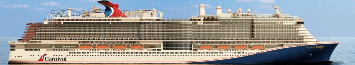 Seitenansicht der Carnival Jubilee.