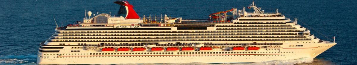 Carnival Magic in der Seitenansicht.