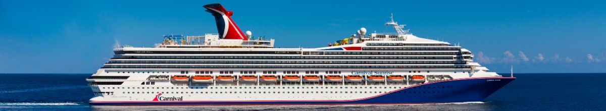 Seitenansicht der Carnival Sunrise.