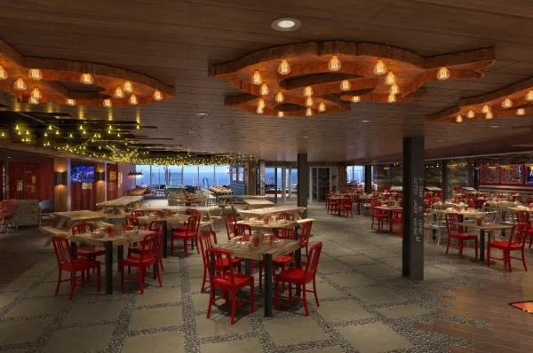 Brauhaus an Bord der Mardi Gras.