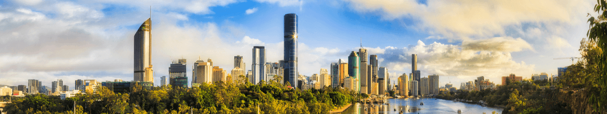 Blick auf Brisbanes Stadtteil CBD