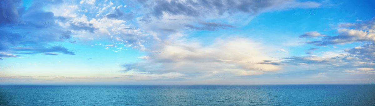 Horizont mit Meer