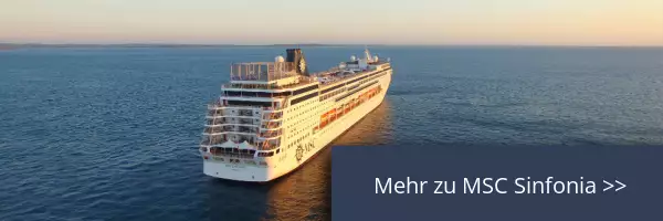 MSC Sinfonia auf hoher See