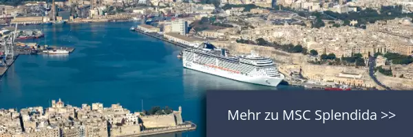 MSC Splendida im Hafen von Malta