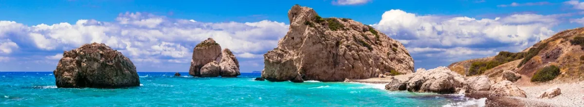 Der Felsen der Aphrodite auf Zypern.