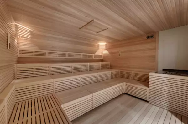 MSC Grandiosa Sauna, Wellnessbereich und Fitnessstudio – Entspannung und aktive Erholung an Bord des Kreuzfahrtschiffs.