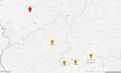 4 Nächte - Rhein Adventstraum Köln - Rüdesheim am Rhein - Mainz - Frankfurt am Main - Koblenz