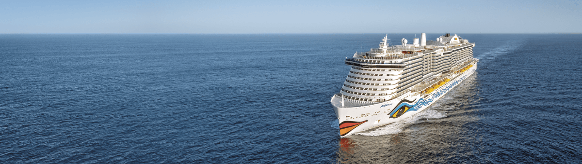 Schiff von AIDA Cruises unterwegs