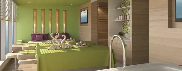 Auf myAIDA können Sie entspannenden Behandlungen, wie beispielsweise Massagen reservieren.