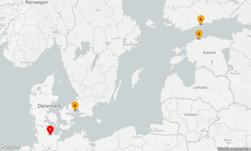 Kiel - Tallinn - Helsinki - Kopenhagen