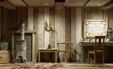 Ein Bett, ein Ofen, ein Tisch, ein Bad: Die Übernachtung in der historischen Kabine zeigt, wie die Reise 1896 ausgesehen hat.