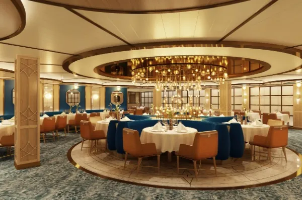 Restaurant Sabbatinis Italien an Bord des Kreuzfahrtschiffs Sun Princess