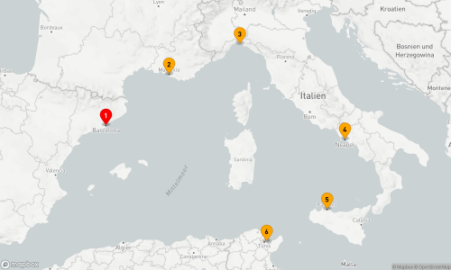 7 Nächte - Mittelmeerzauber: Städte und Küsten im Einklang