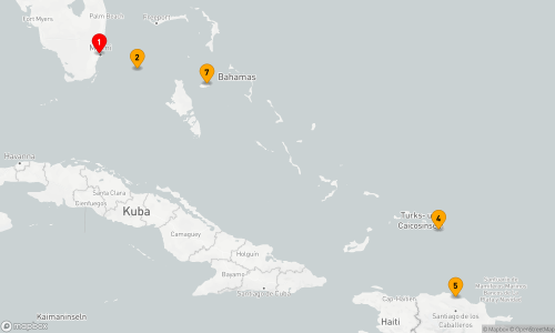 7 Nächte - Karibikträume und türkisfarbene Horizonte