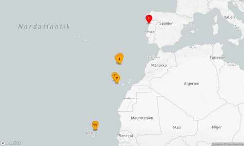 13 Nächte - Expedition Madeira, Kanaren und Kapverden: Trilogie atlantischer Entdeckerinseln (SPI2621)