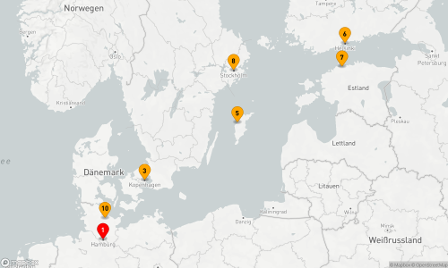 9 Nächte - Ostsee ab Hamburg bis Kiel (H618B)