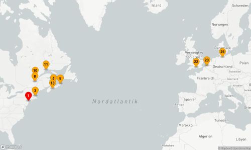 24 Nächte - Transatlantik - Neuengland - Kanada nach Hamburg (M726C)