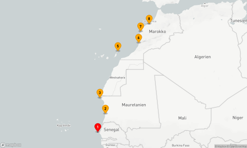 7 Nächte - Von den Ufern Senegals zu den Märkten Marokkos: Kultur und Küste entdecken