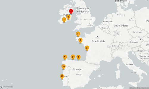 10 Nächte - Kulturelle Entdeckungsreise von Dublin bis Porto