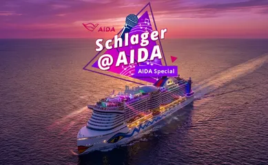 AIDA Schlager AIDA Kreuzfahrtschiff auf dem Meer