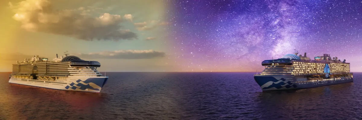 Die Kreuzfahrtschiffe Sun Princess und Star Princess