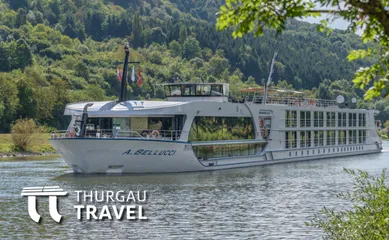 Die MS Antonio Bellucci von Thurgau Travel auf einer Flusskreuzfahrt.