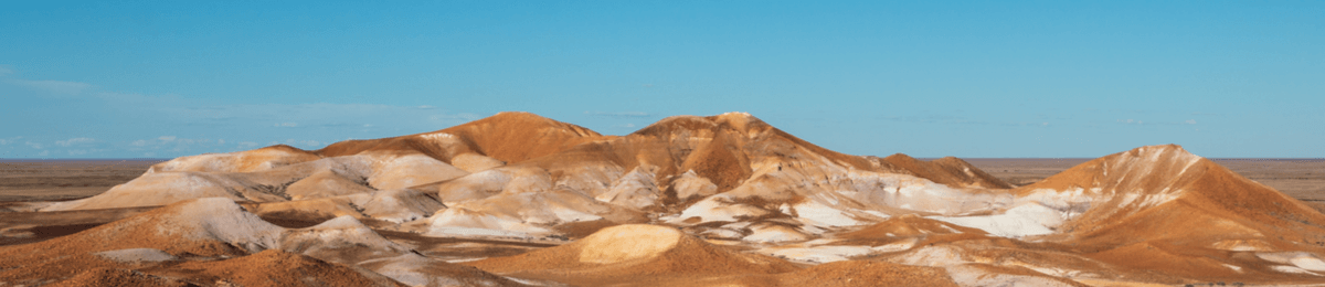 Felsstrukturen im Naturschutzgebiet Breakaways.