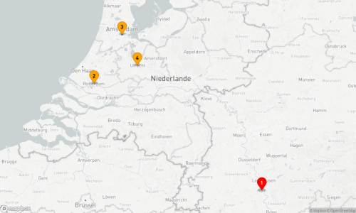 Köln - Rotterdam - Amsterdam - Utrecht (2 Tage) - Köln
