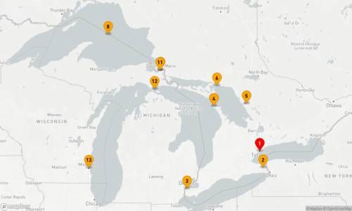 13 Nächte - Great Lakes: Unvergessliche Erlebnisse auf allen fünf Großen Seen (INS2714)