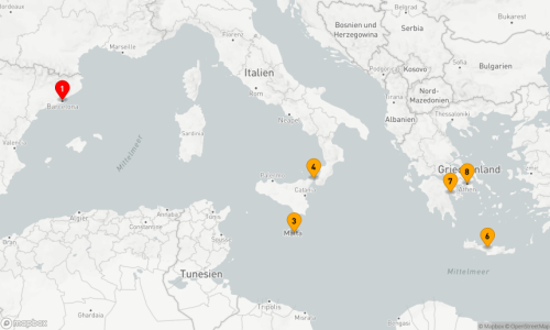 7 Nächte - ITALIEN, GRIECHENLAND & MALTA KREUZFAHRT
