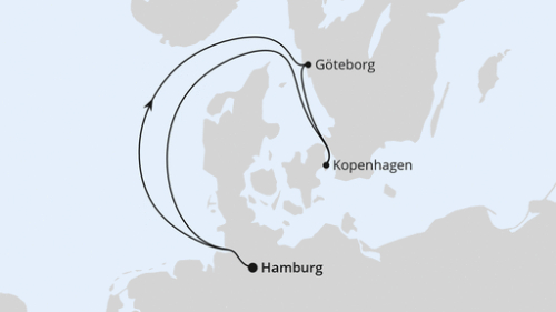 FESTIVAL Cruise Hamburg - Göteborg - Kopenhagen - Hamburg